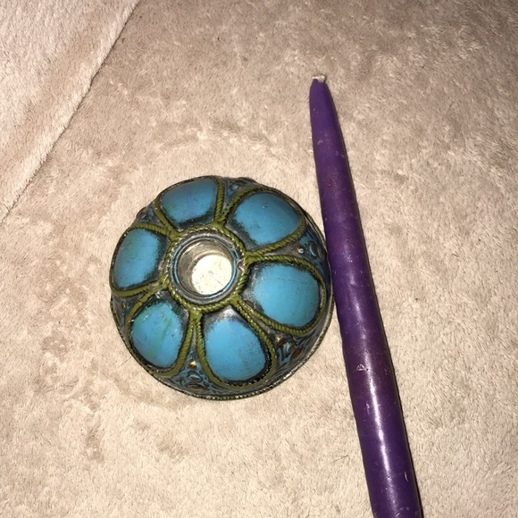 Taper candle holder and 8” taper candle 💕 - Picture 2 of 3